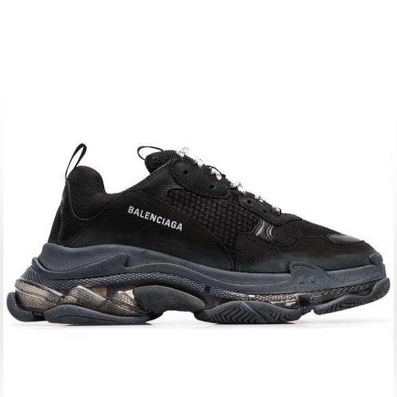 Balenciaga black clear sole triple S - Picture 1 of 5